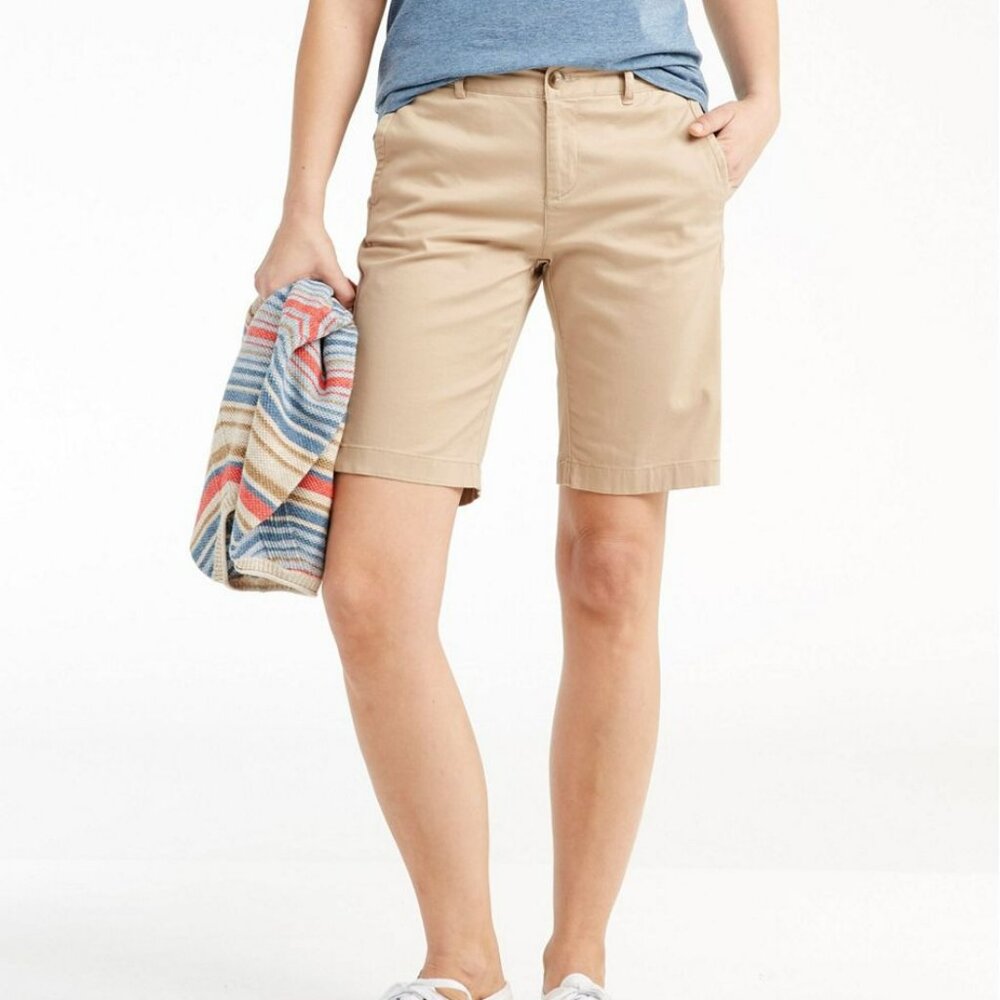 Mid-Rise Bermuda Lakewashed Chino Shorts